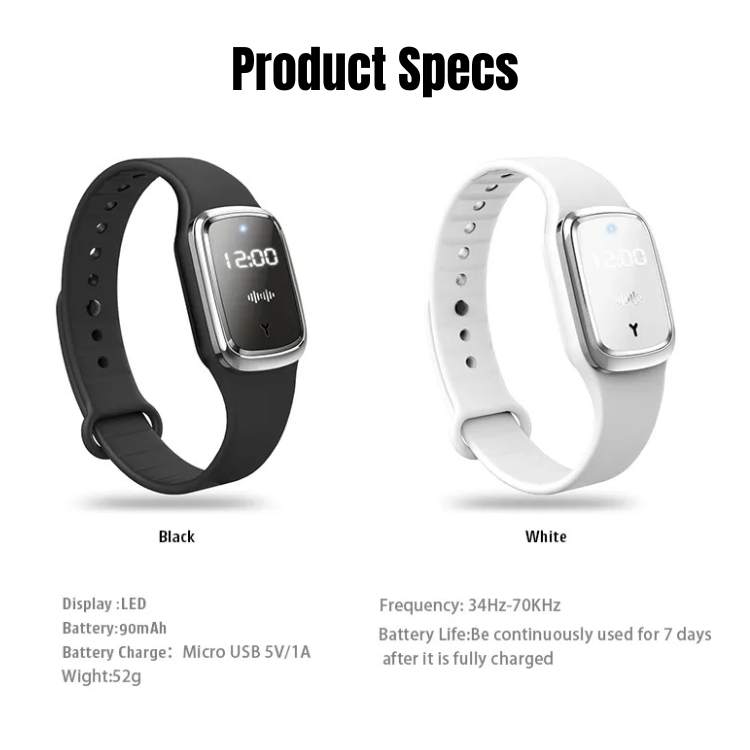 Waterproof Mosquito Repellent Wristband for Outdoor Use