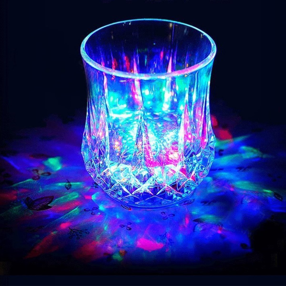 Colorful Water Activated LED Glass Lamp
