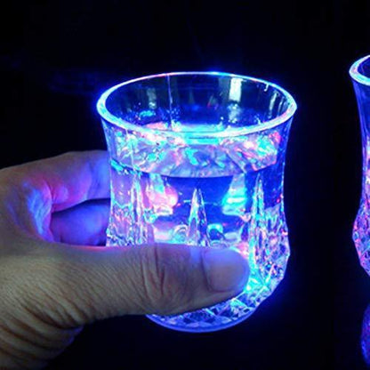 Color Changing LED Glass Table Lamp