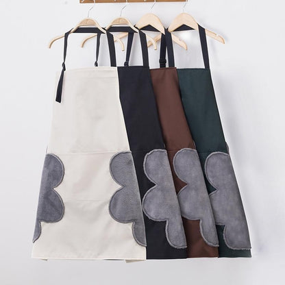 Practical Kitchen Apron with Built-in Towels