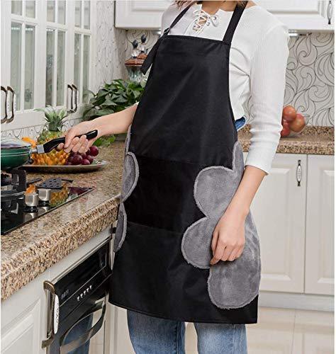 Practical Kitchen Apron with Built-in Towels