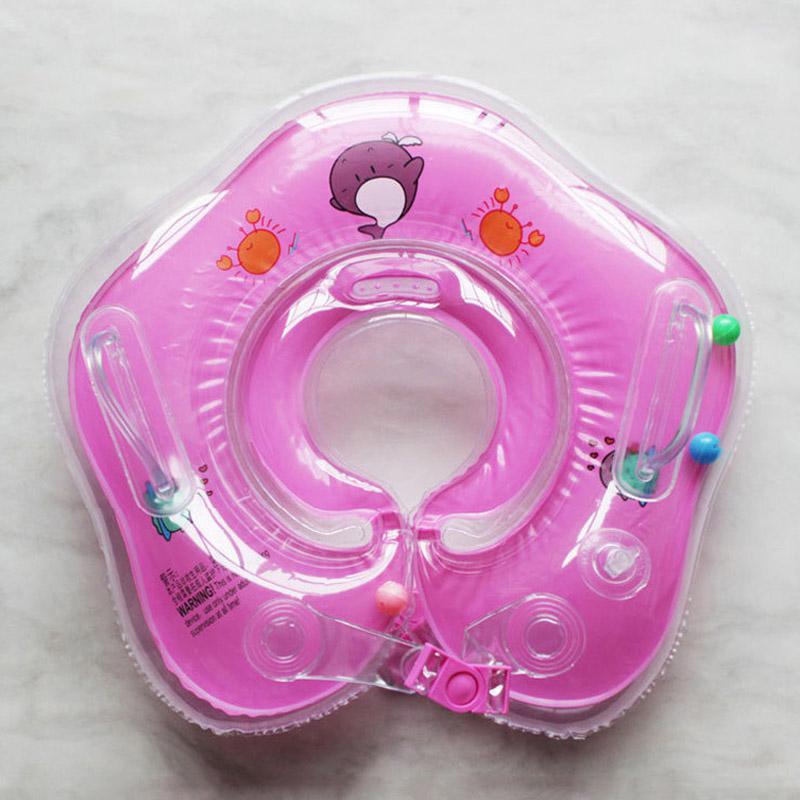 Soft baby swim neck float safety ring