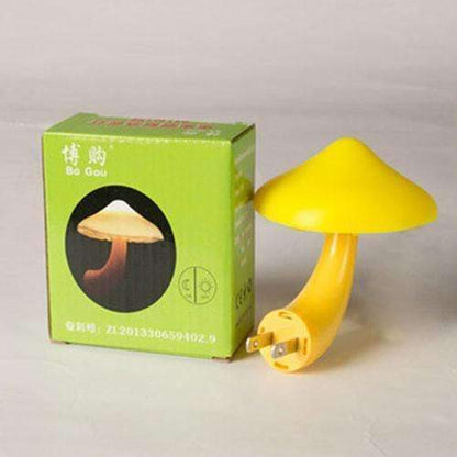 Compact Mushroom LED Plug Night Light - Yeezlab