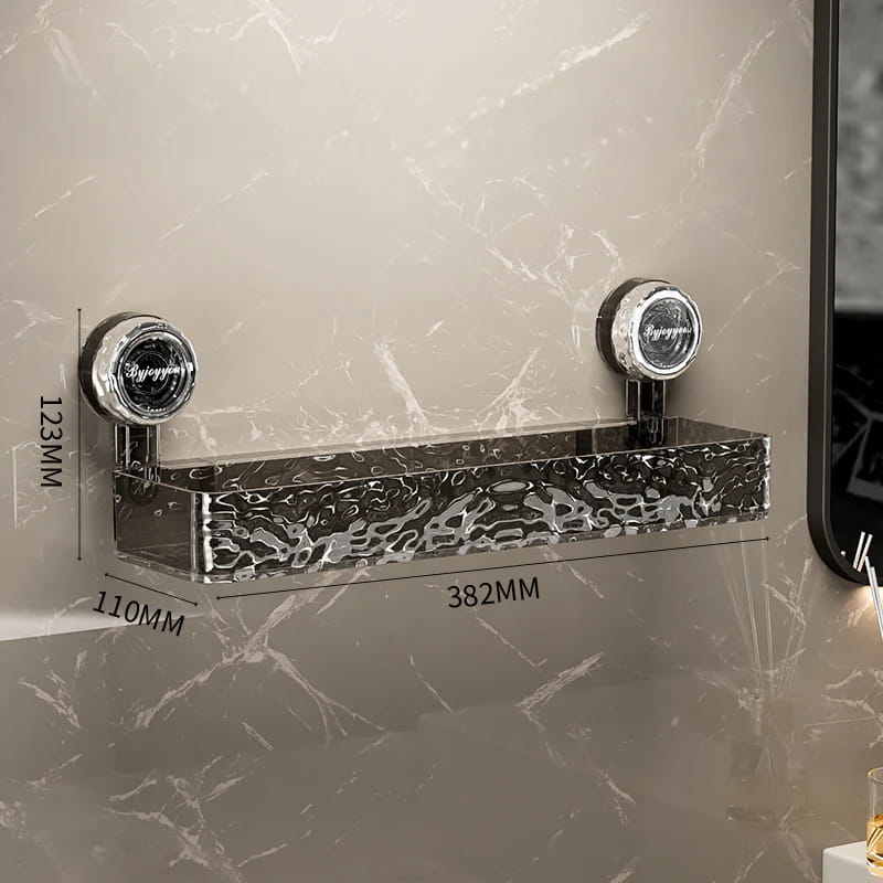Adhesive Wall Shelf - Easy No Drill Storage Organizer