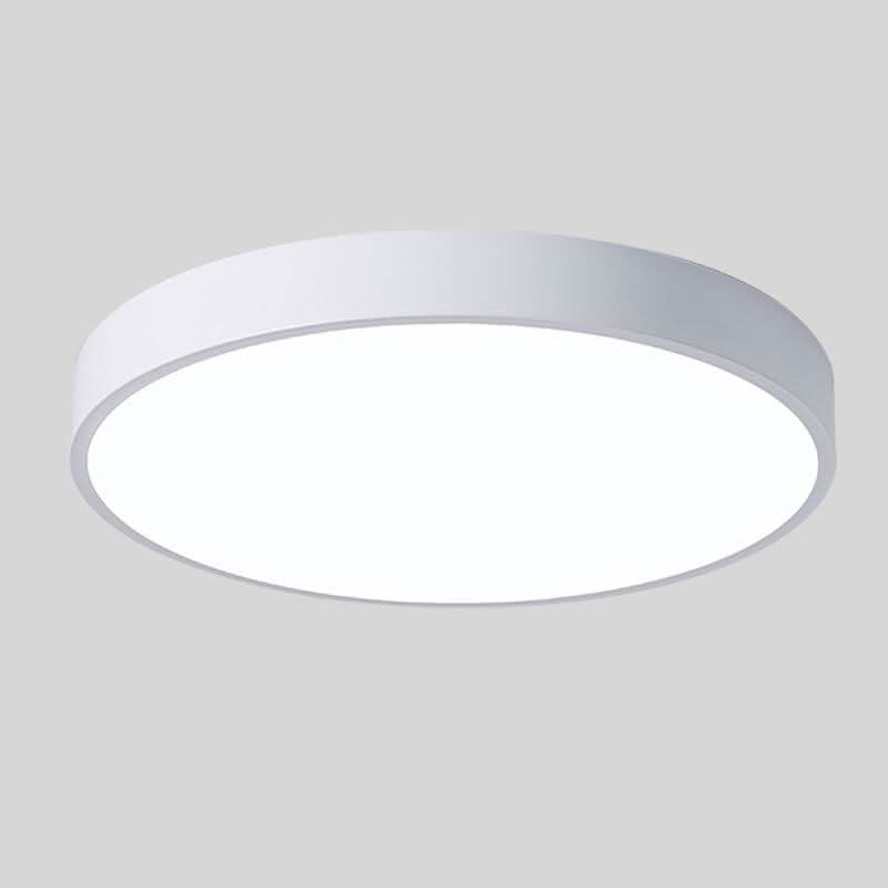 Scandinavian Wooden LED Ceiling Lamp – Round Design