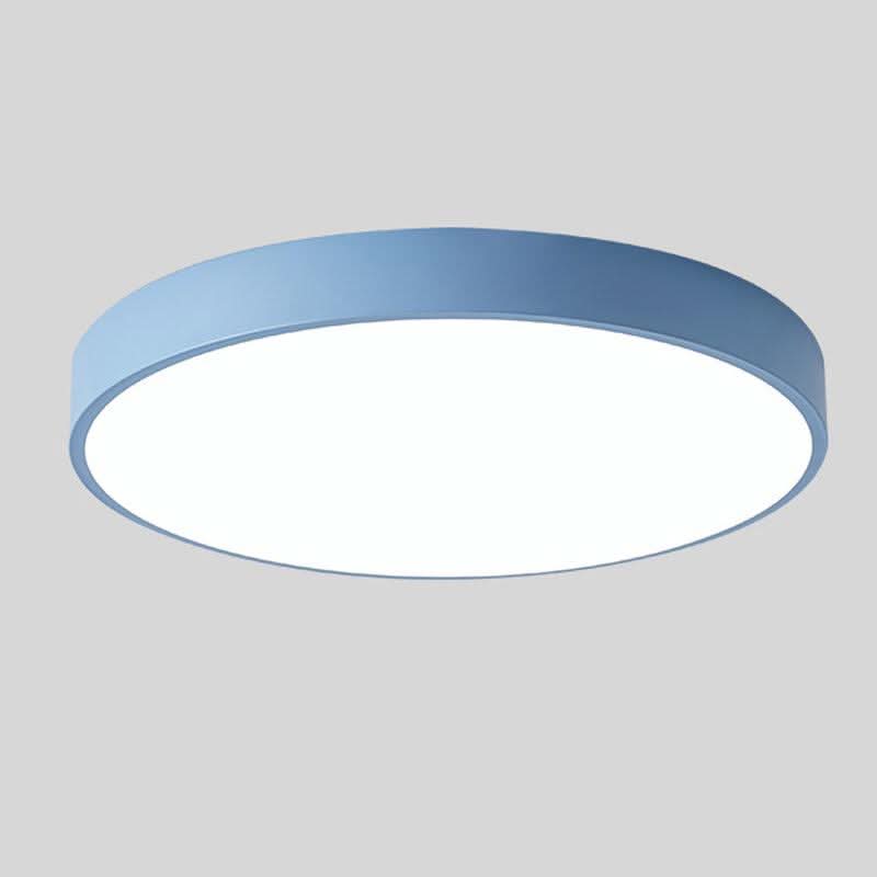 Scandinavian Wooden LED Ceiling Lamp – Round Design