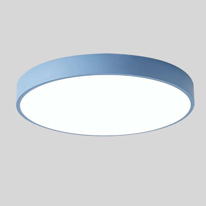 Scandinavian Wooden LED Ceiling Lamp – Round Design