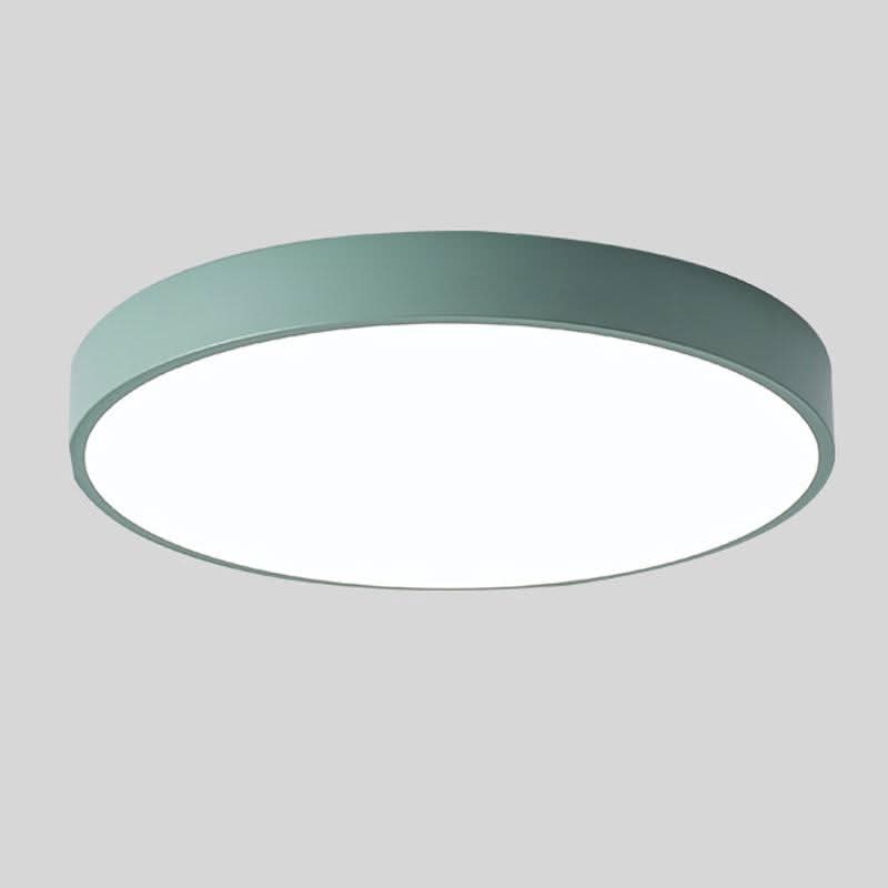 Scandinavian Wooden LED Ceiling Lamp – Round Design