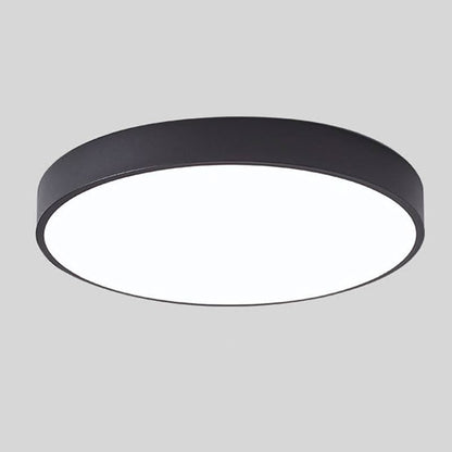Scandinavian Wooden LED Ceiling Lamp – Round Design