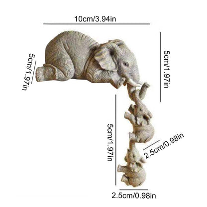 Colorful Elephant Home Decor Figure