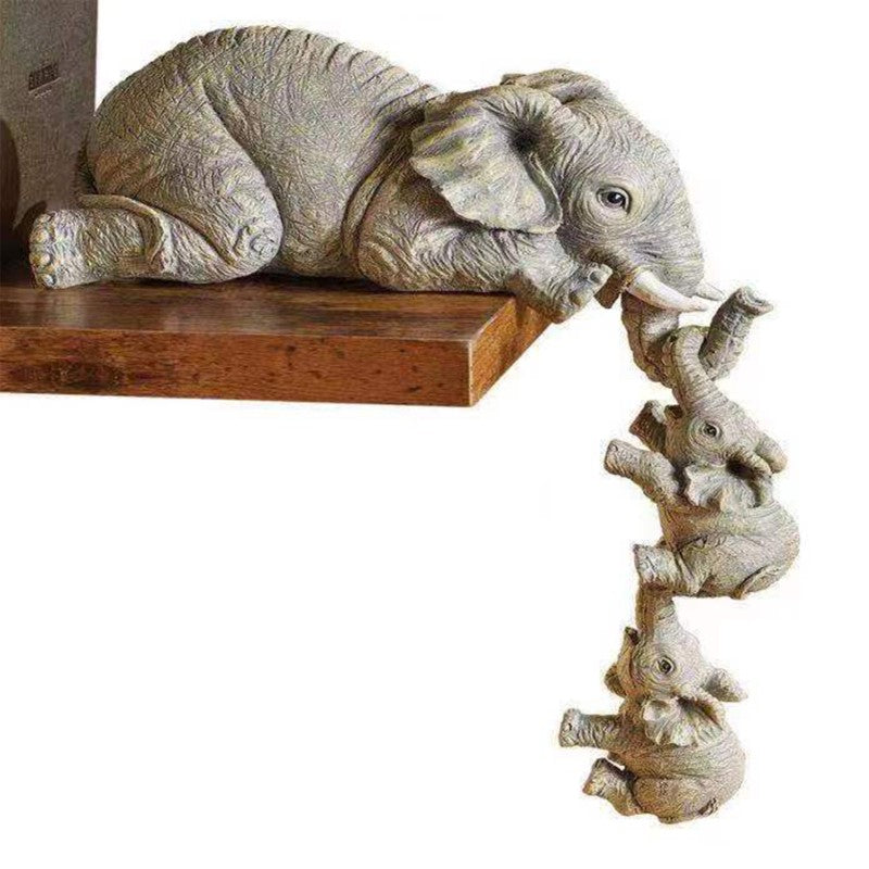 Colorful Elephant Home Decor Figure - Yeezlab