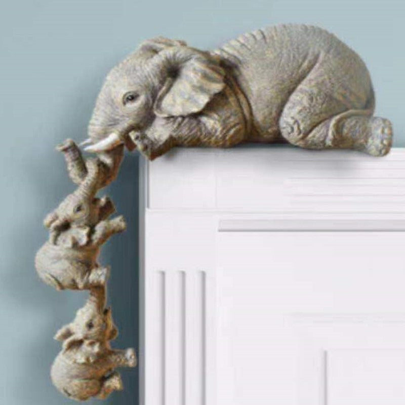 Colorful Elephant Home Decor Figure
