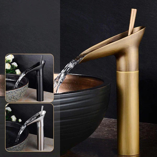 Luxury Bronze Single Handle Bathroom Faucet