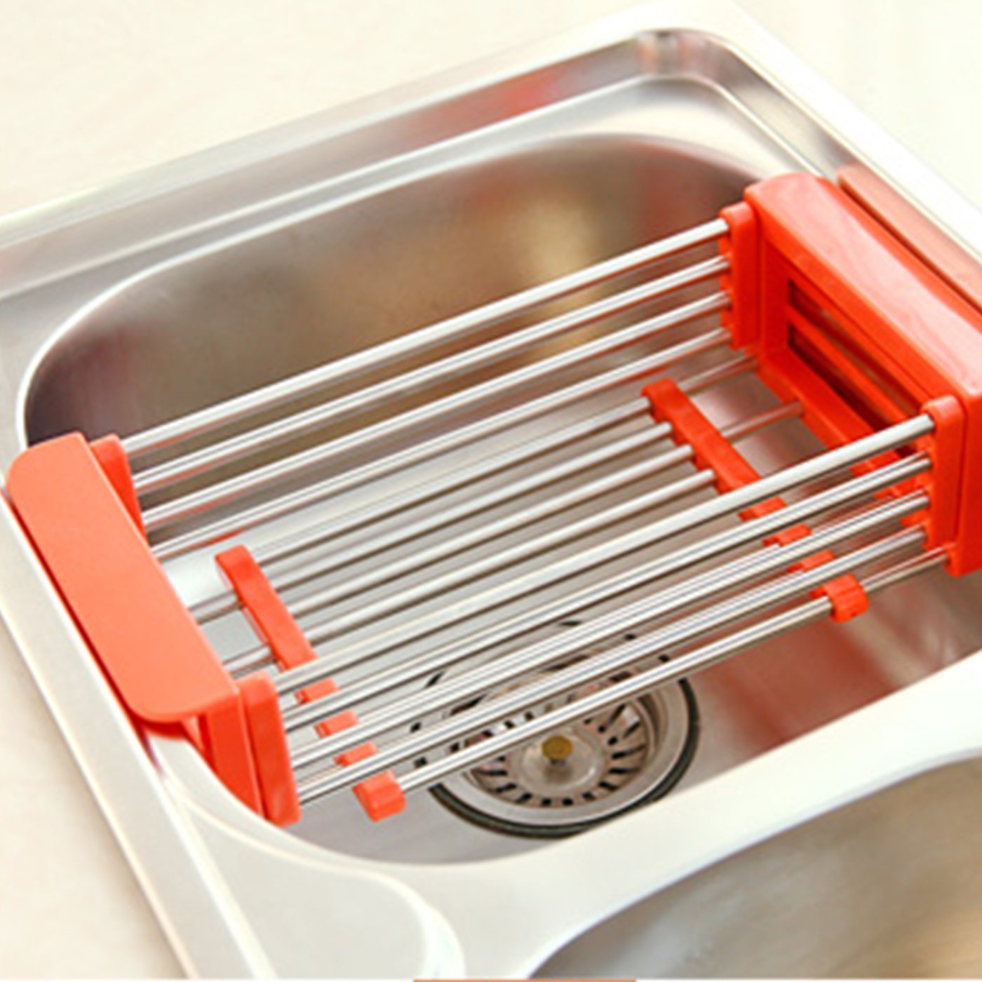 Space Saving Collapsible Dish Rack