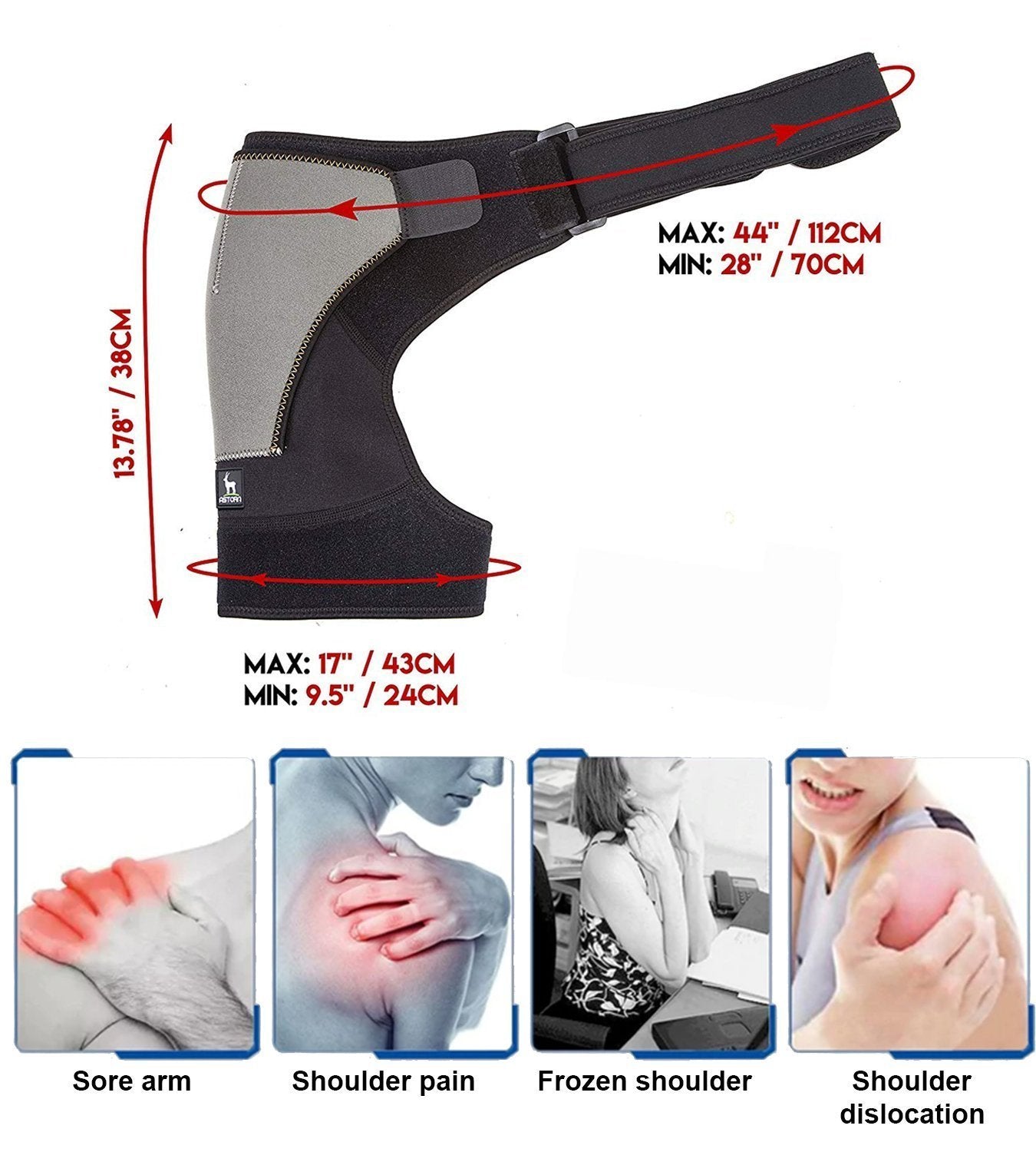 Comfortable Shoulder Injury Strap