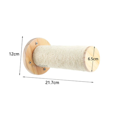 Cat Tower Wall Shelf with Scratch Pad