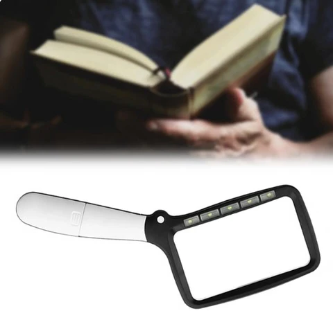Bright LED Desk Magnifying Lamp