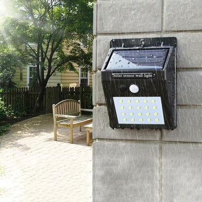 Wireless Solar Powered Motion Sensor Wall Lamp