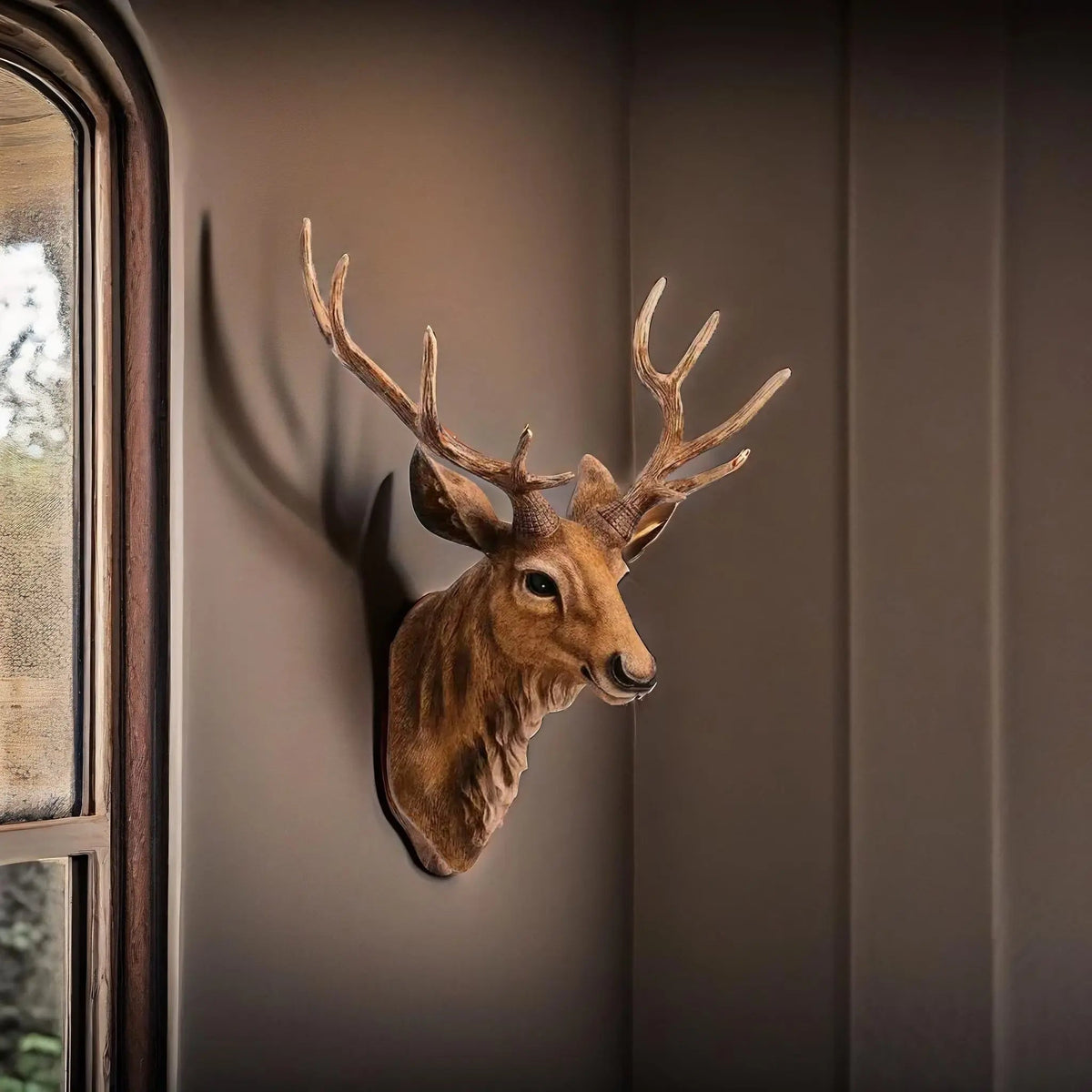 Rustic Deer Antler Wall Decoration for Home