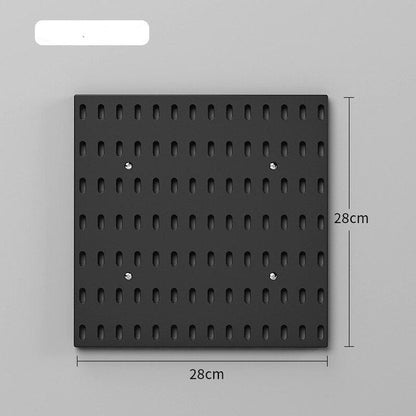 Wall-mounted customizable storage pegboard organizer