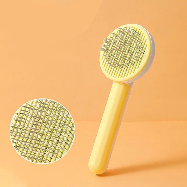 Easy Clean Pet Grooming Brush for Dogs and Cats