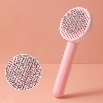 Easy Clean Pet Grooming Brush for Dogs and Cats