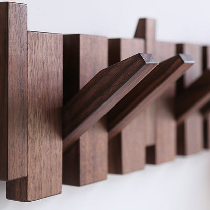 Luxury Wooden Coat Rack – Modern Entryway Storage Solution