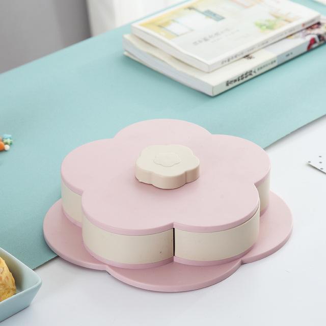 Spinning Floral Desk Organizer Box - Yeezlab