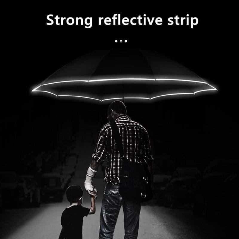 Compact Windproof LED Travel Umbrella