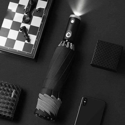 Compact Windproof LED Travel Umbrella