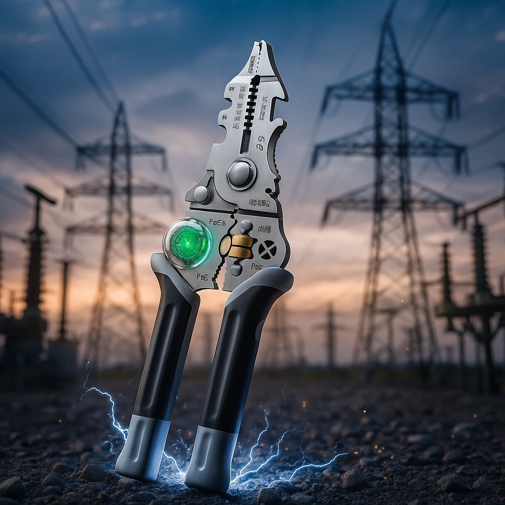 Electrician Wire Stripper Plier with Voltage Tester - Yeezlab