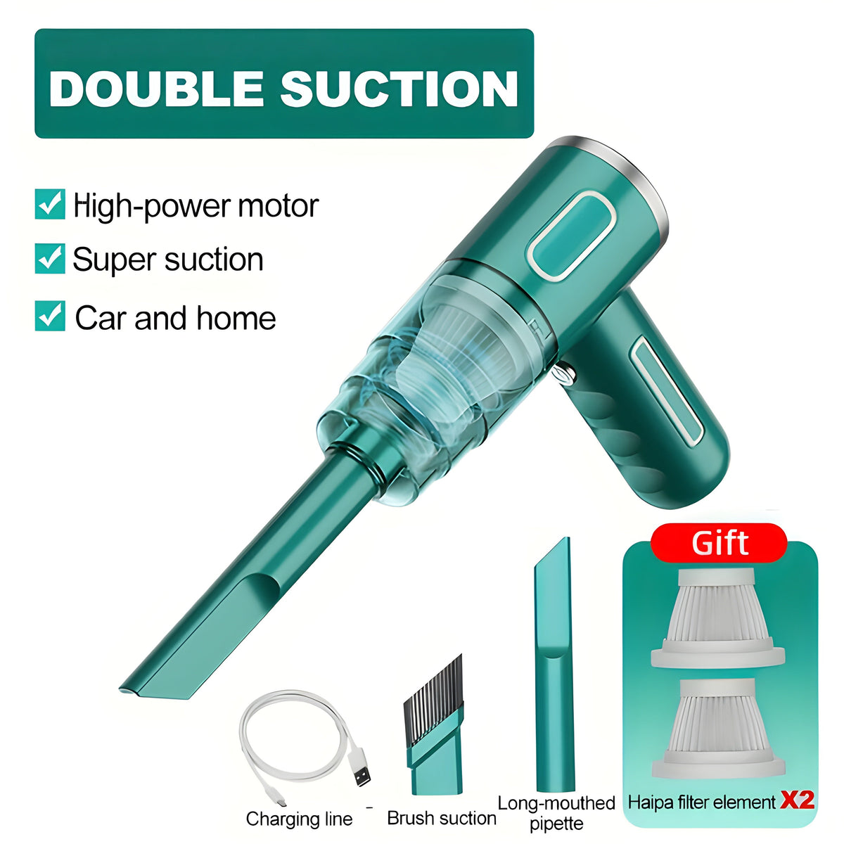 Portable Cordless Rechargeable Hand Vacuum Cleaner