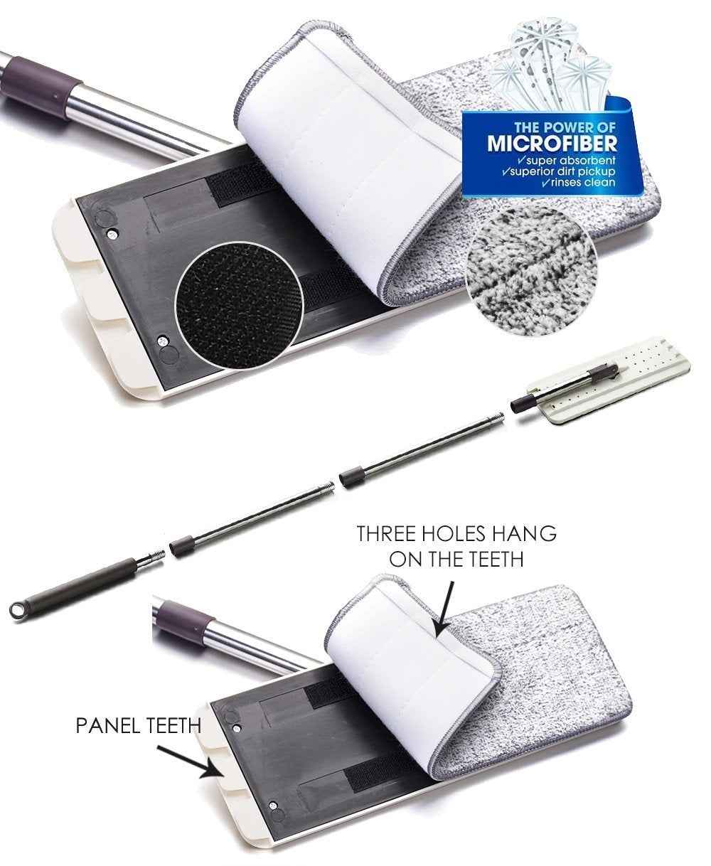 Effective Super Absorbent Microfiber Mop - Yeezlab