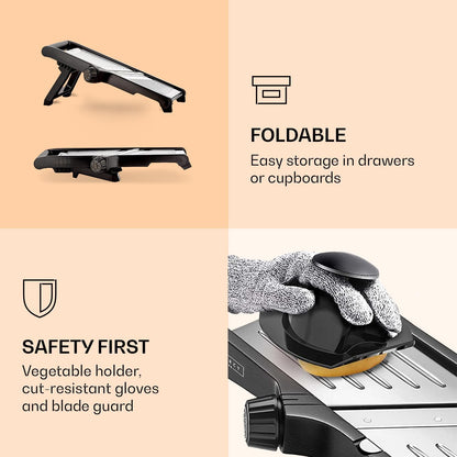 Yeezlab | Deluxe Food Slicer with Safety Gloves