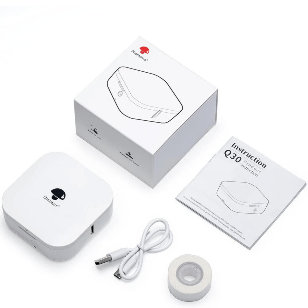 Compact Wireless Label Printer with Bluetooth Connectivity - Yeezlab