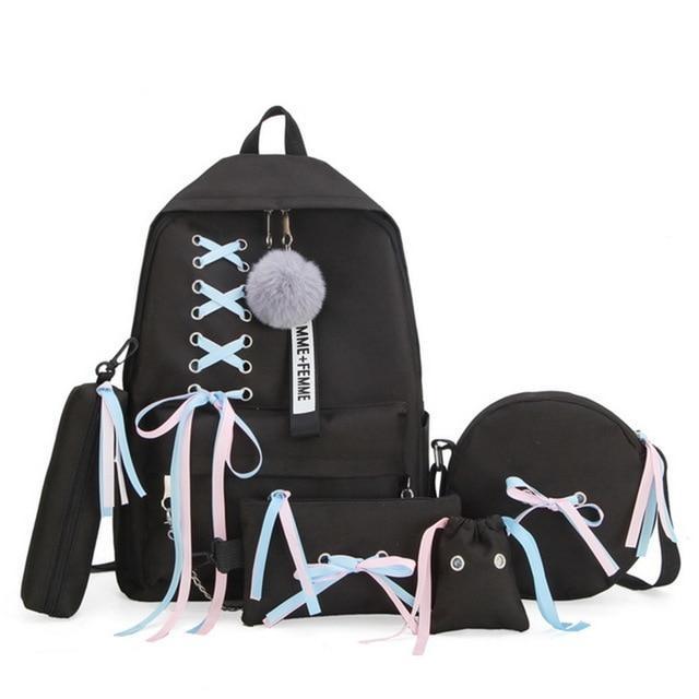 Big Girls Backpack with USB Charging Anti Theft Lock