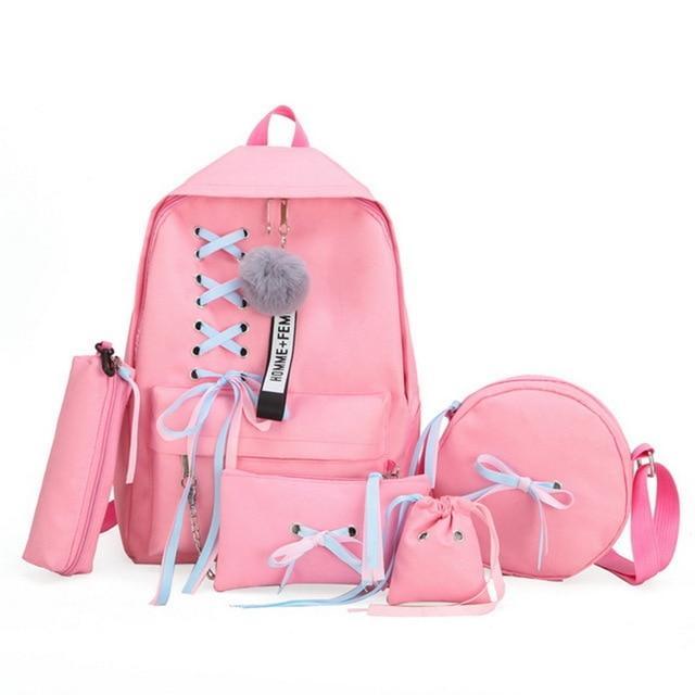 Big Girls Backpack with USB Charging Anti Theft Lock