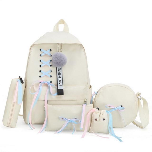 Big Girls Backpack with USB Charging Anti Theft Lock