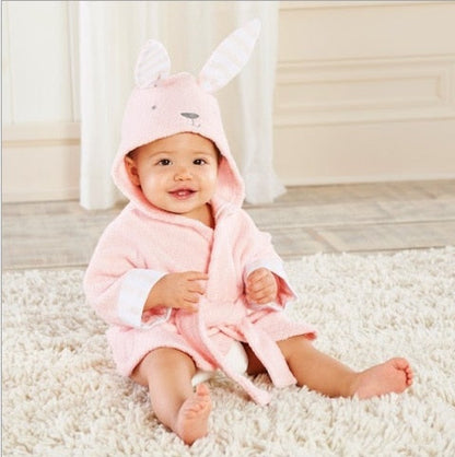 Cozy Cute Baby Robe Made of Cotton