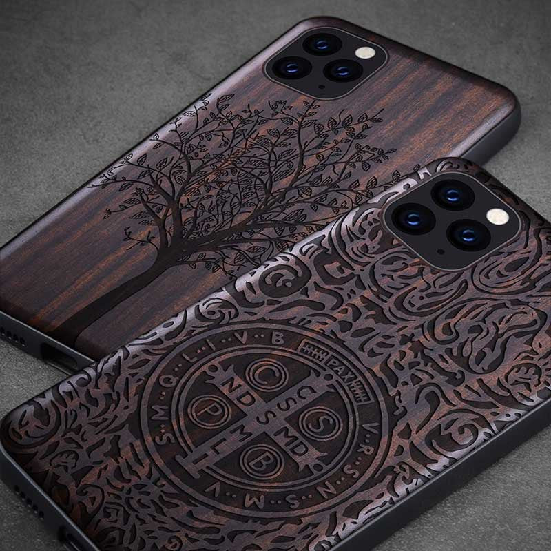 Premium Wood Bendable iPhone Cover