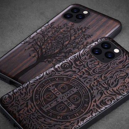 Premium Wood Bendable iPhone Cover