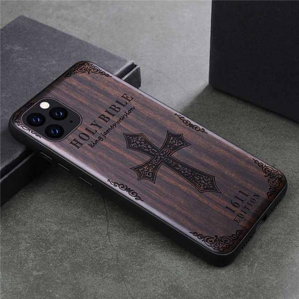 Premium Wood Bendable iPhone Cover