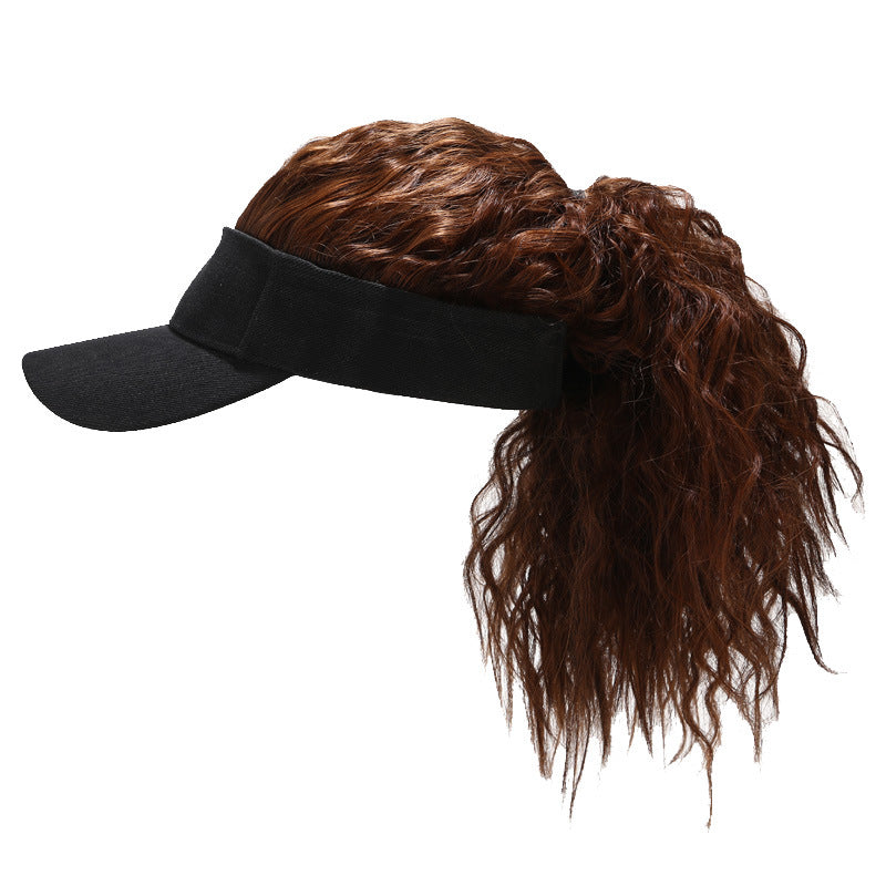 Fashionable Ladies Synthetic Hair Summer Baseball Cap - Yeezlab
