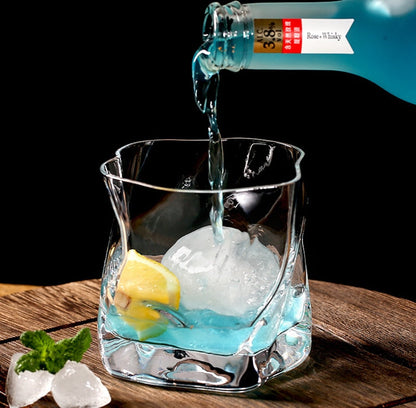 Unique Pattern Whiskey Glass Set