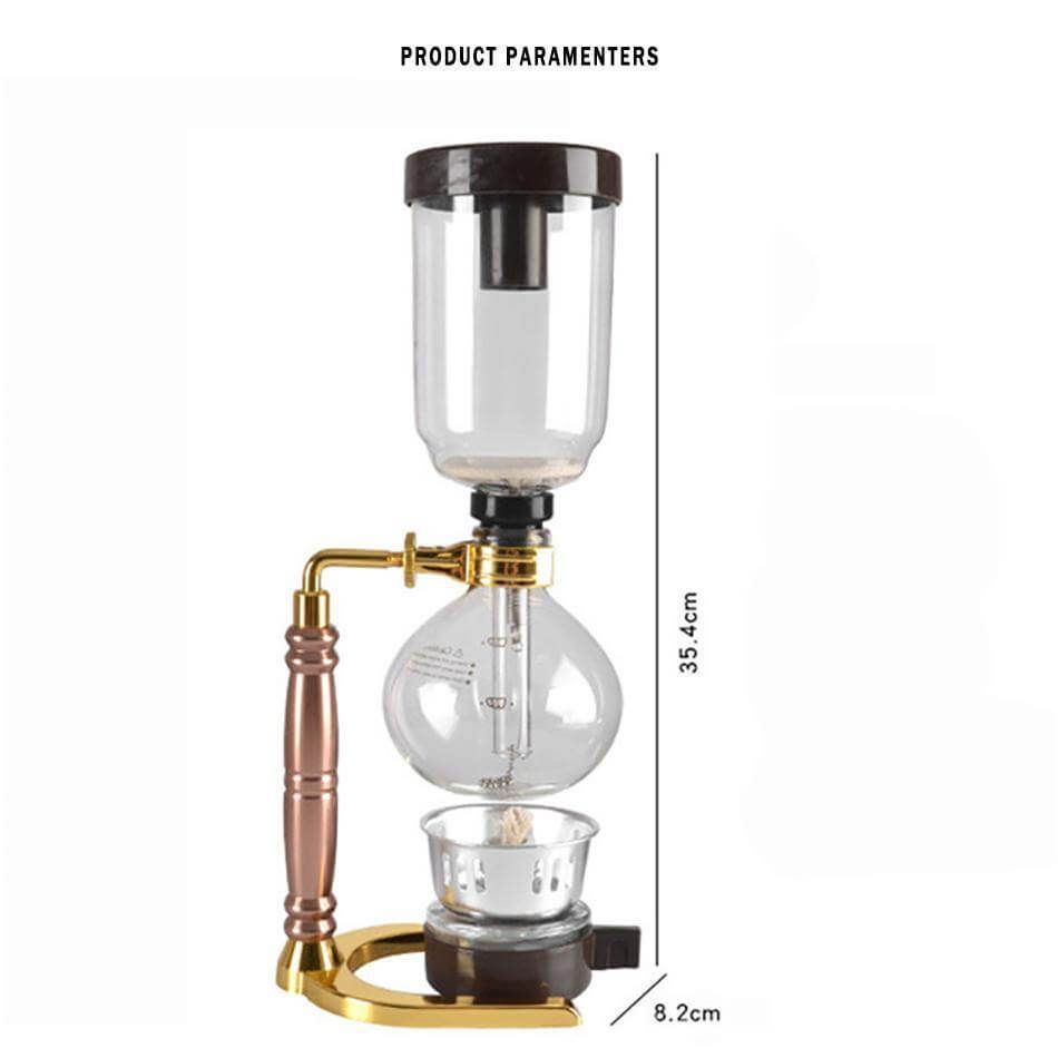 Luxury Glass Vacuum Coffee Brewer