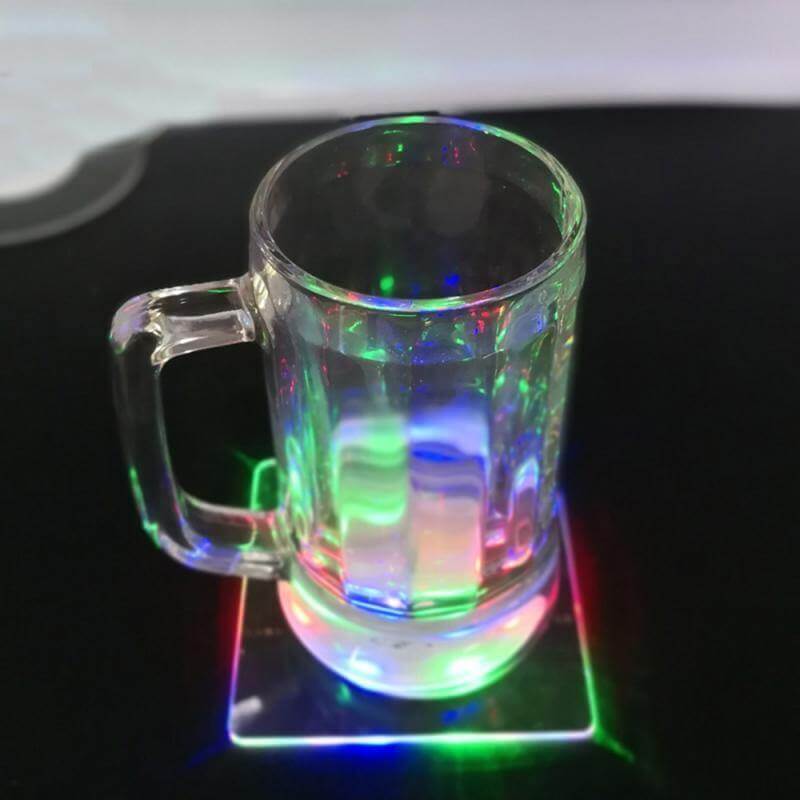 Slim LED Drink Coaster Set