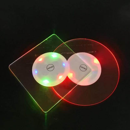 Slim LED Drink Coaster Set