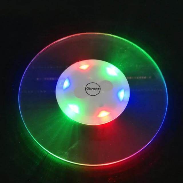 Slim LED Drink Coaster Set