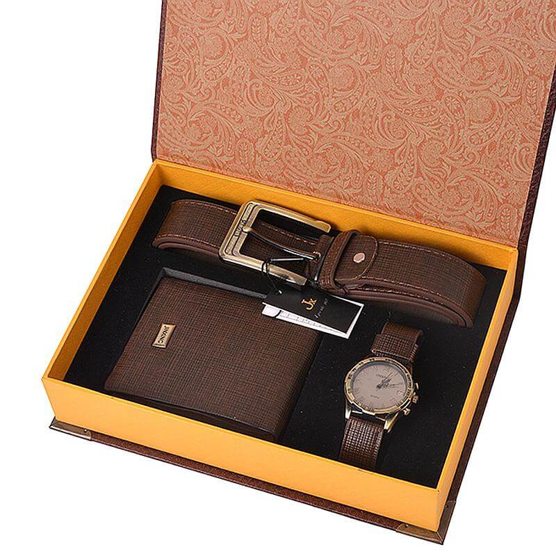 Luxury Men's Genuine Leather Accessory Kit