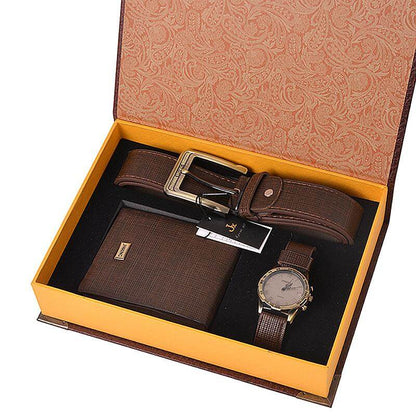 Luxury Men's Genuine Leather Accessory Kit
